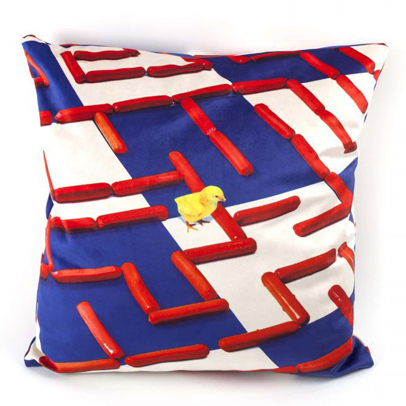 Подушка Seletti Cushion Labyrinth Мульти в Уфе | Loft Concept 