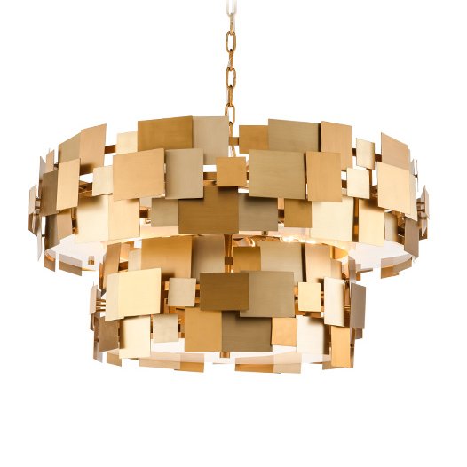 Люстра Gold Plate Chandelier 8  в Уфе | Loft Concept 