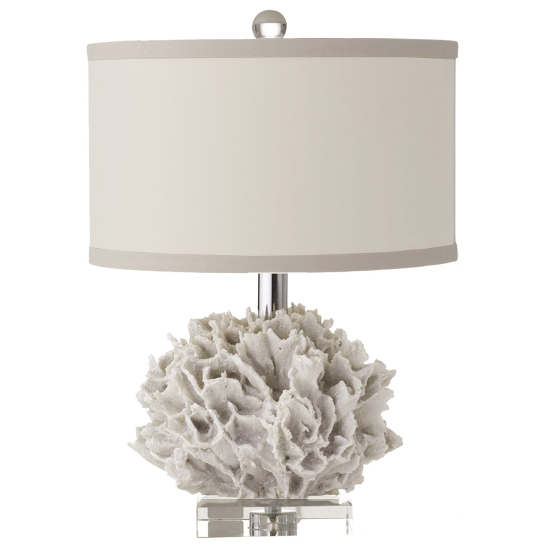 Настольная лампа Yvette Coral Table lamp Белый ivory ( слоновая кость ) в Уфе | Loft Concept 