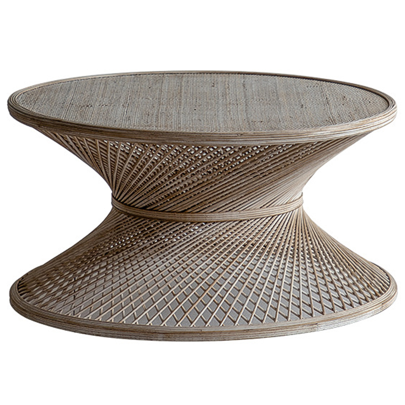 Кофейный стол Zaire Wicker Coffee Table Light Древесина в Уфе | Loft Concept 