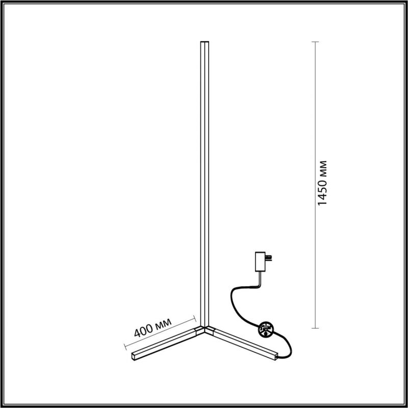 Торшер Светодиодный Trumpet tube 145см в Уфе