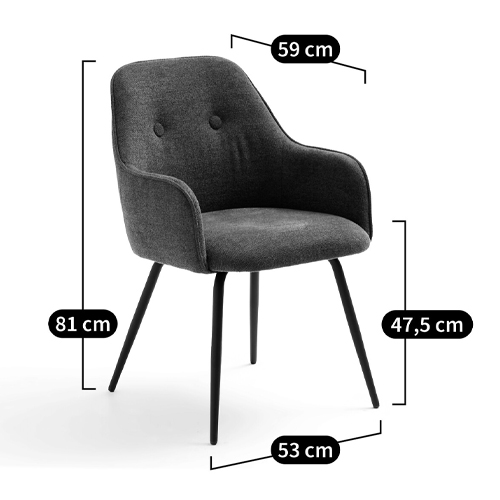 Кресло обеденное на металлических ножках Mazzi Chair в Уфе