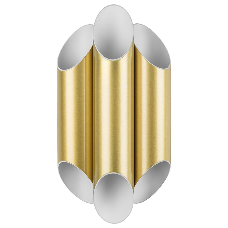 Бра Garbi Trio Gold Pipe Organ Sconce Золотой Белый в Уфе | Loft Concept 