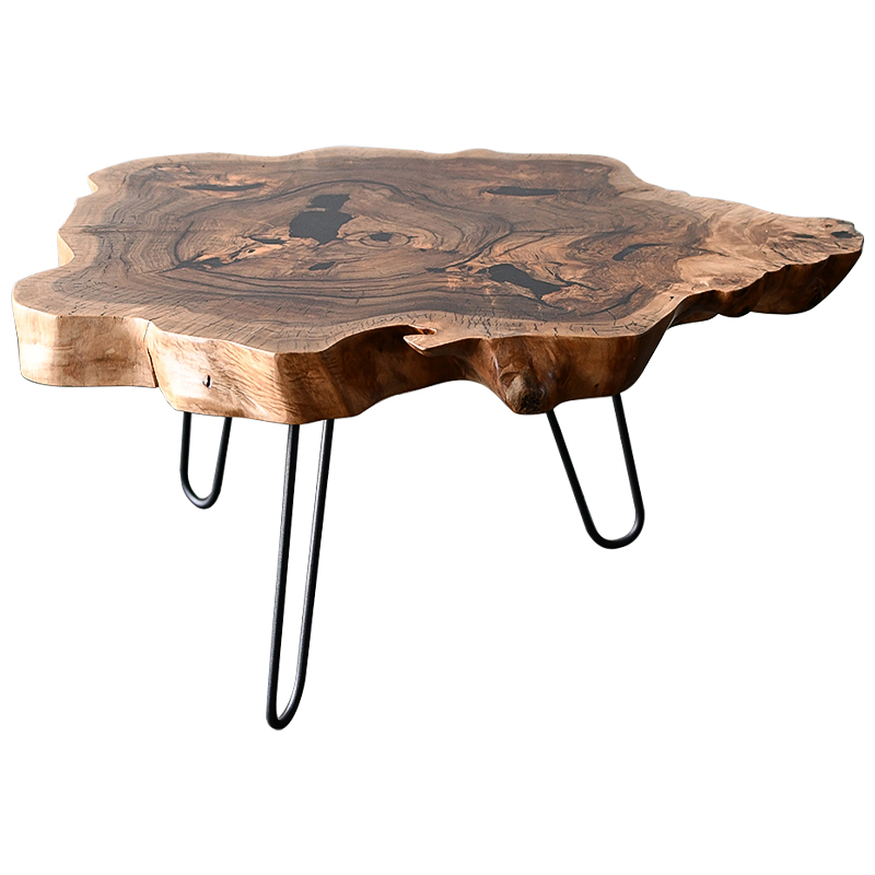 Кофейный стол Rohan Industrial Metal Rust Coffee Table Коричневый Черный в Уфе | Loft Concept 