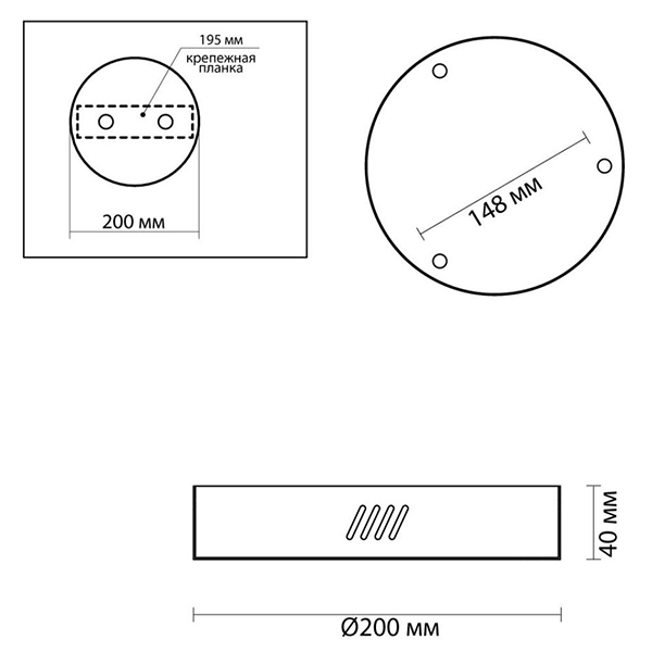 Основание для светильника Ring Horizontal Bronze 20 в Уфе