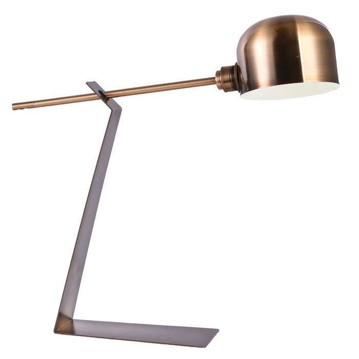 Рабочая лампа Brass Loft Table Lamp II Латунь в Уфе | Loft Concept 