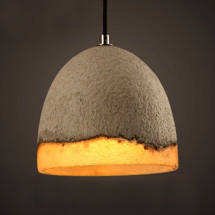 Подвесной светильник Art Concrete Pendant №9 Серый в Уфе | Loft Concept 