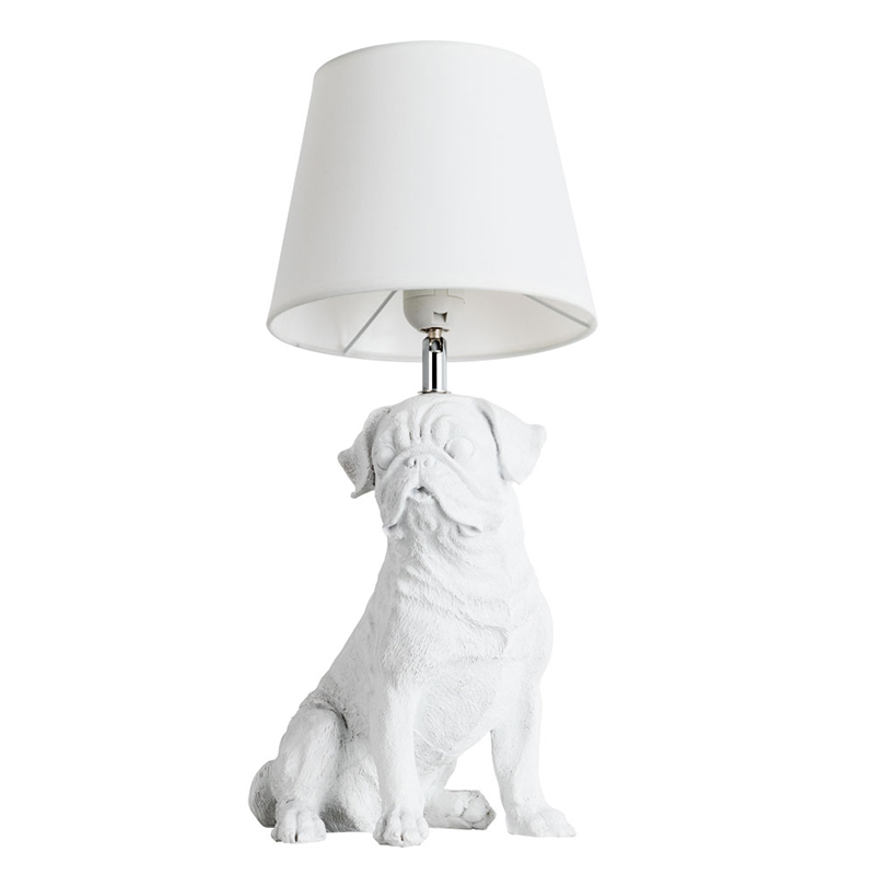 Настольная лампа White Bulldog Table Lamp Белый в Уфе | Loft Concept 