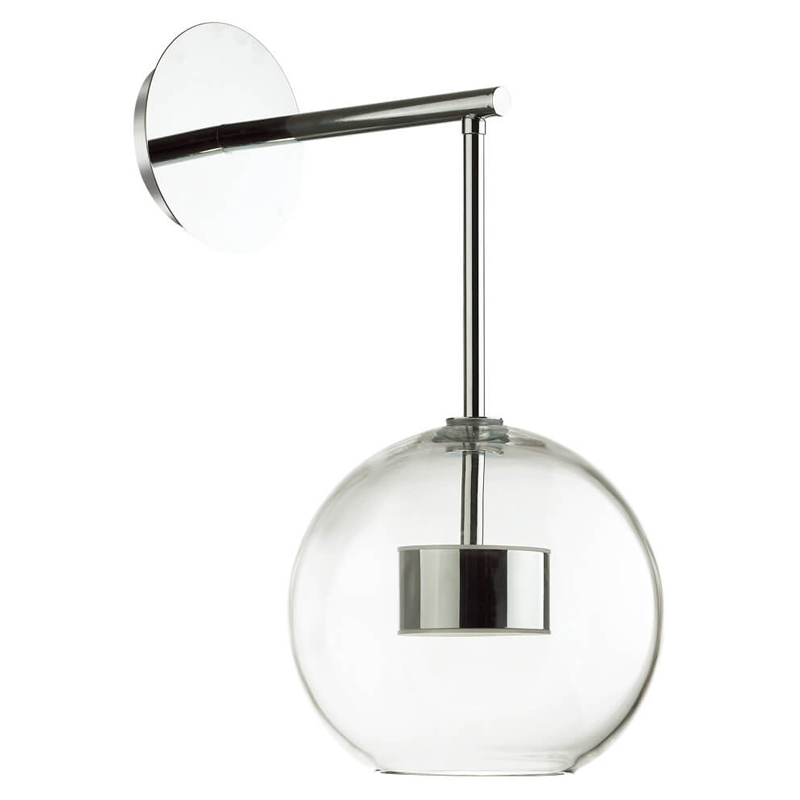 Бра Transparent Bubble Sconce chromium Прозрачный Хром в Уфе | Loft Concept 