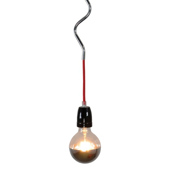 Подвесной светильник Spinner Bulb Black Chrome Черный в Уфе | Loft Concept 