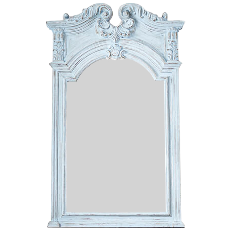 Зеркало Lupescu Mirror Pastel Blue Винтажный голубой в Уфе | Loft Concept 