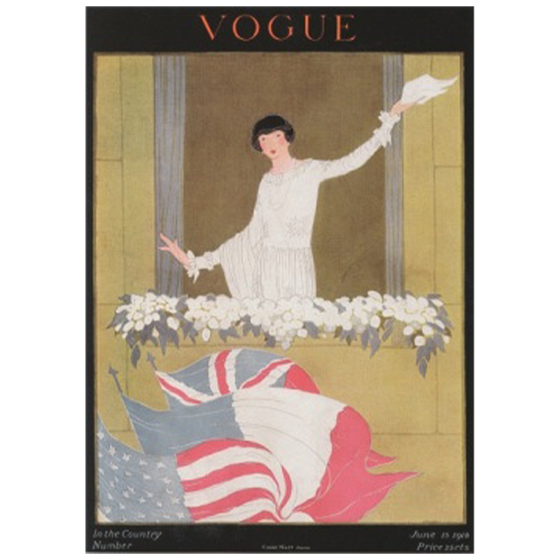 Постер Vogue Cover 1918 June  в Уфе | Loft Concept 