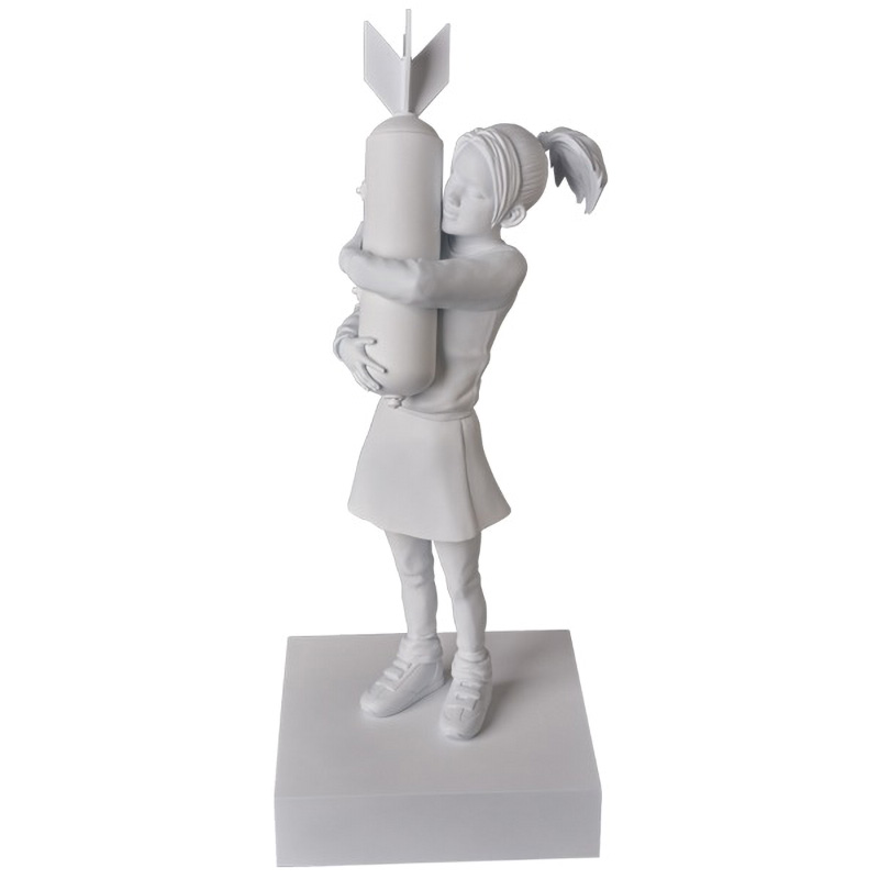 Статуэтка Banksy Bomb Hugger Sculpture White Белый в Уфе | Loft Concept 