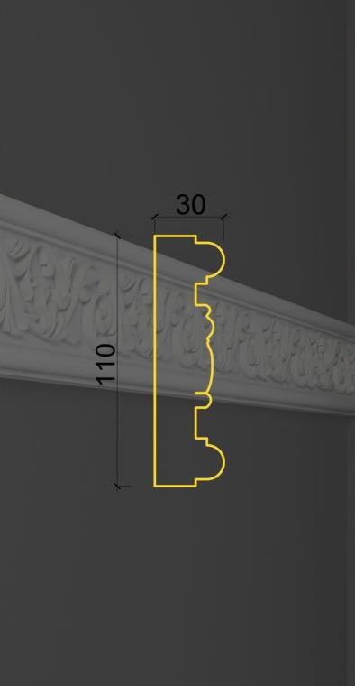 Молдинг с орнаментом MO-20 в Уфе