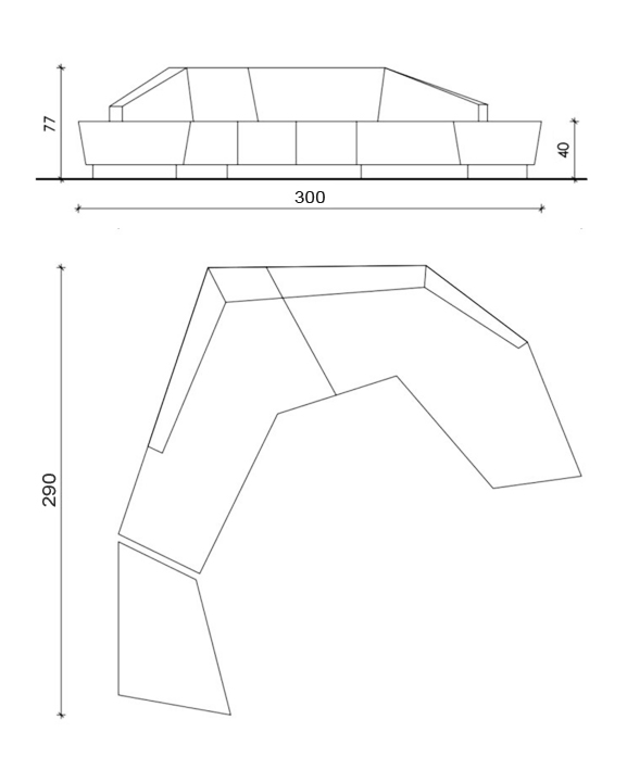 Диван Anaktae ADRASTUS SOFA в Уфе