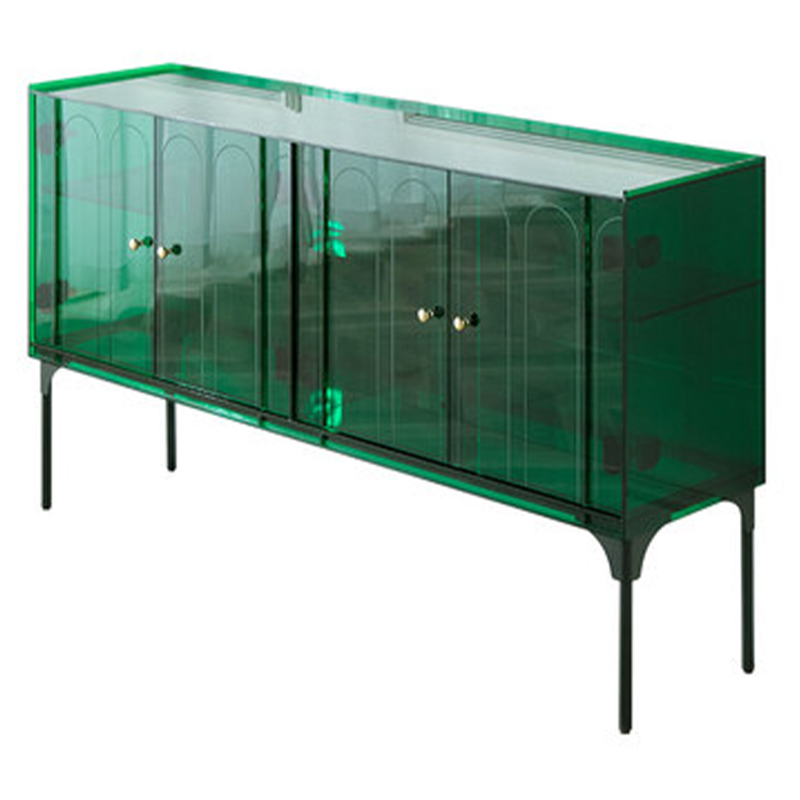 Зеленый комод из акрила Green Acrylic Furniture Chest of Drawers Зеленый в Уфе | Loft Concept 