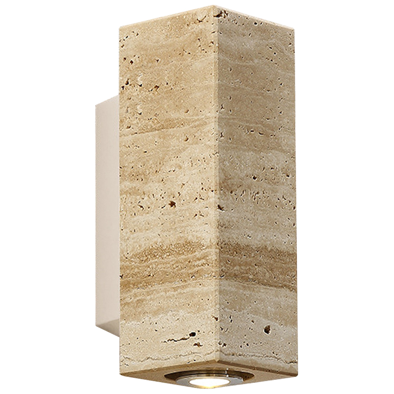 Бра Travertine Spot Wall Lamp Бежевый Песочный Белый в Уфе | Loft Concept 