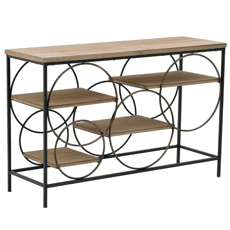 Консоль Circles Loft Console Черный Бежево-серый в Уфе | Loft Concept 