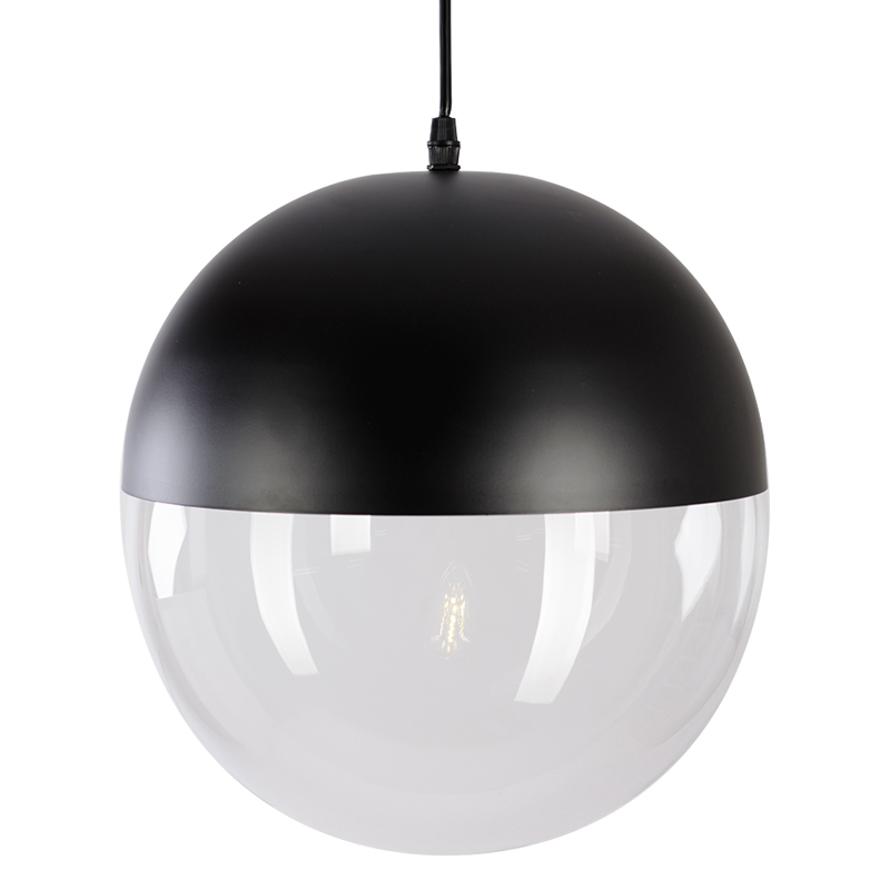 Подвесной светильник pendant lamp SPHERE 1 Черный Прозрачное Стекло в Уфе | Loft Concept 