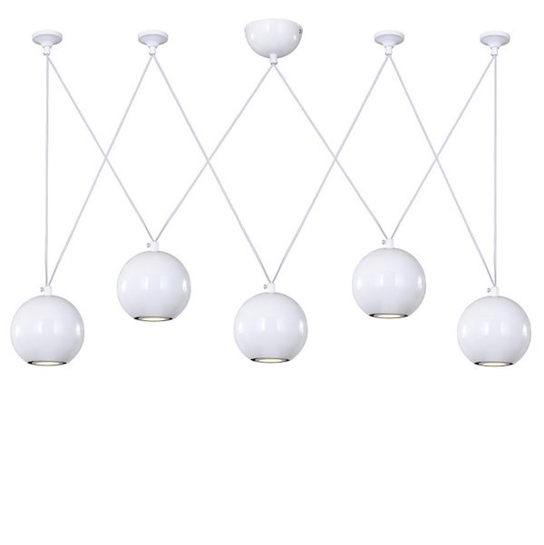 Подвесной светильник Multisphere Pendant White 5  в Уфе | Loft Concept 