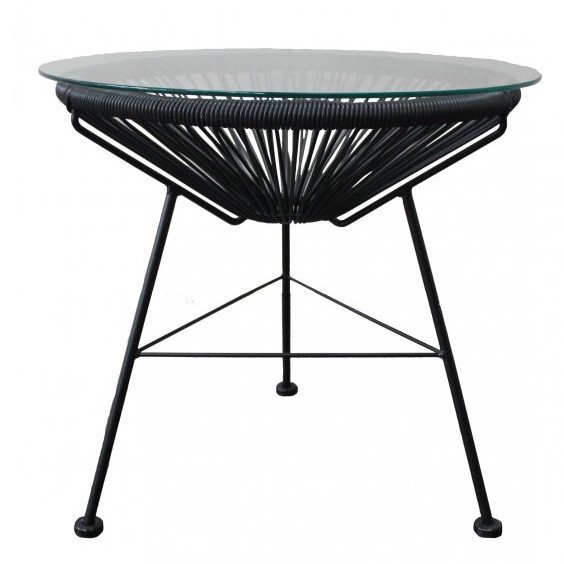 Приставной стол Acapulco side table Black Морская синь Желтый Черный Белый Зеленый Оранжевый в Уфе | Loft Concept 