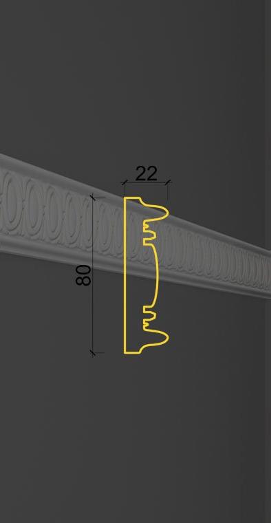 Молдинг с орнаментом MO-18 в Уфе