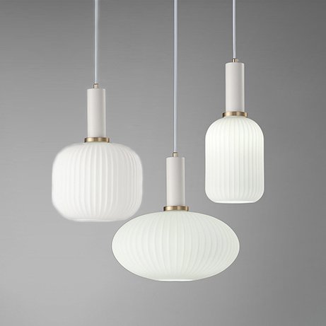 Подвесной светильник Ferm Living chinese lantern White Белый Золотой в Уфе | Loft Concept 