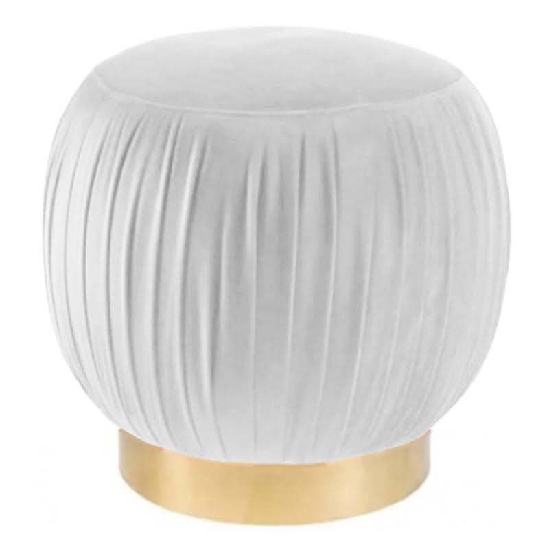 Оттоманка Art Deco Turban white Золотой в Уфе | Loft Concept 