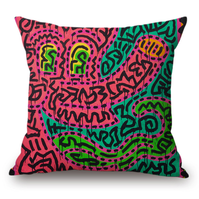 Подушка Keith Haring 15 Мульти в Уфе | Loft Concept 