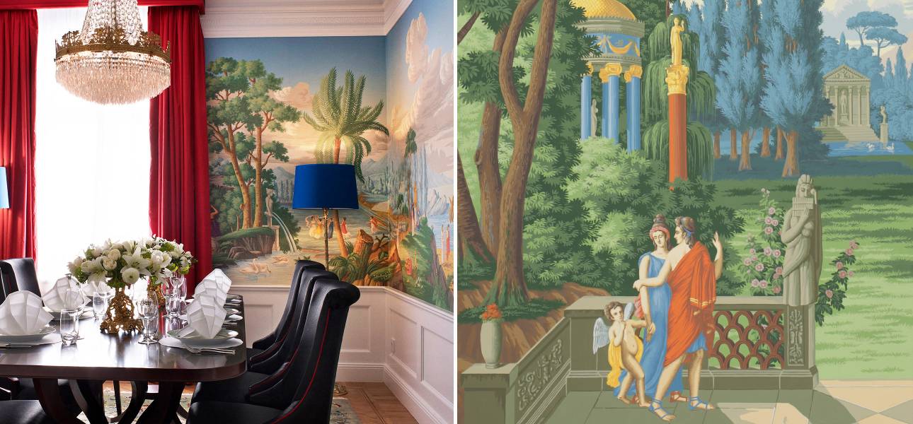 Обои ручная роспись Telemachus Olive - фото