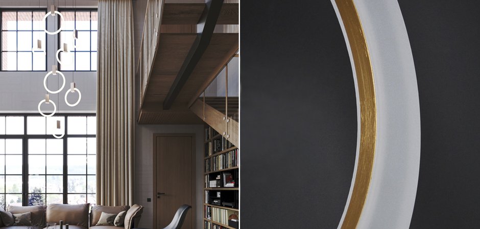 Люстра HALO Wood - фото №1