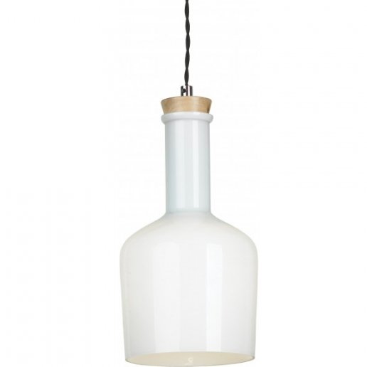 Подвесной светильник Glass Bottle Light 2 Белый в Уфе | Loft Concept 