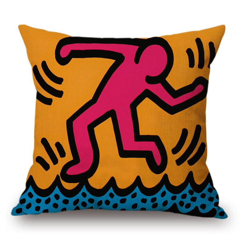 Подушка Keith Haring 4 Мульти в Уфе | Loft Concept 