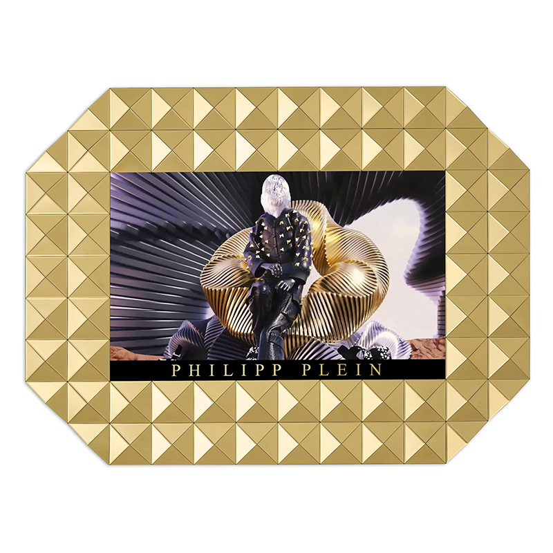 Экран Philipp Plein GOLD STUD NFT XL 65 дюймов Золотой Зеркало в Уфе | Loft Concept 