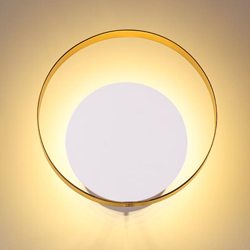 Бра Globo Ocular Sconce Circle White Золотой Белый в Уфе | Loft Concept 