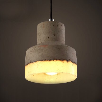 Подвесной светильник Art Concrete Pendant №11 Серый в Уфе | Loft Concept 