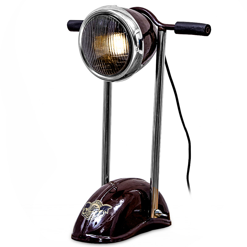 Настольная лампа Moto Loft Table lamp Бургундский красный в Уфе | Loft Concept 