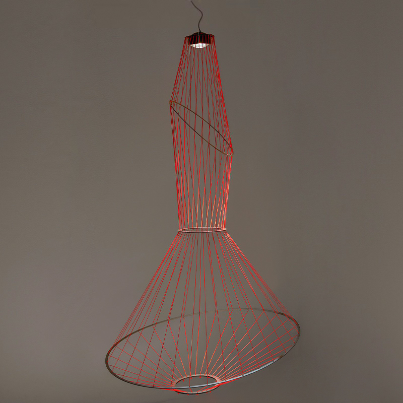 Люстра Light Threads Object Lighting Красный Черный в Уфе | Loft Concept 