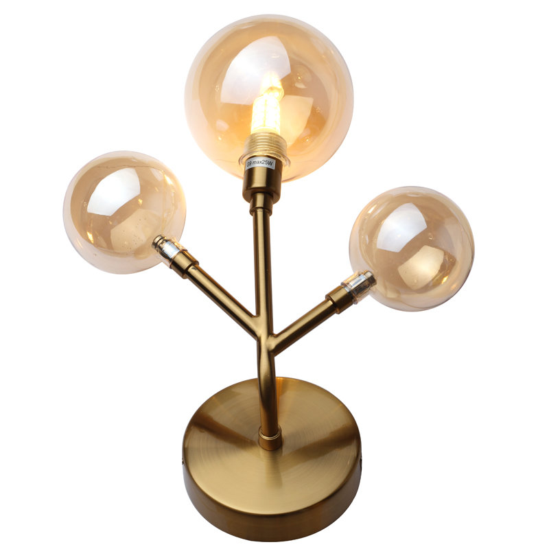 Бра Berries Trio Sconce bronze Бронза Прозрачный в Уфе | Loft Concept 