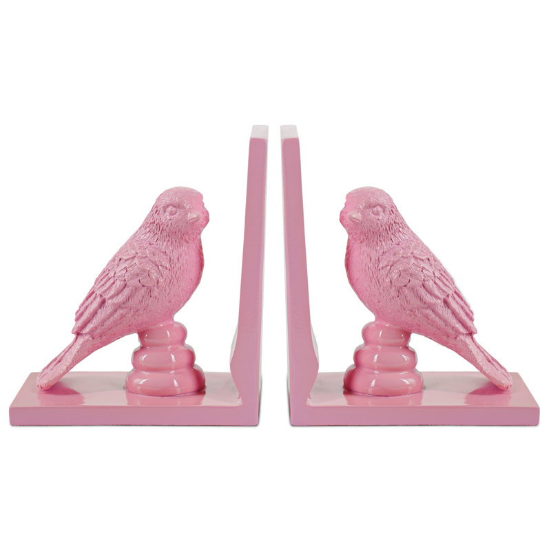 Держатель для книг Pink Birds Book Holder Розовый в Уфе | Loft Concept 