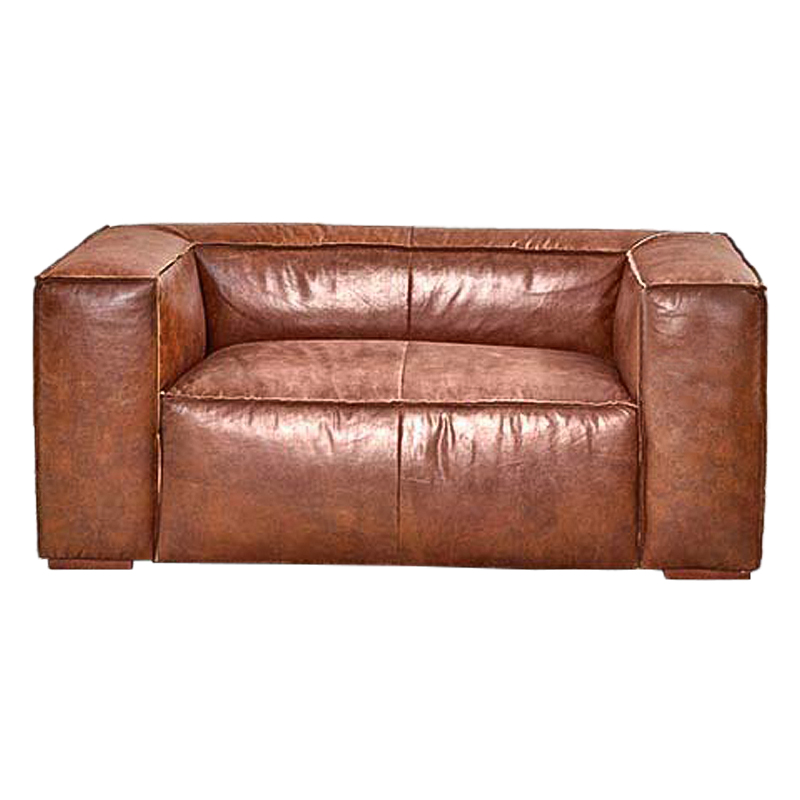 Диван Leather Softness Sofa Коричневый в Уфе | Loft Concept 