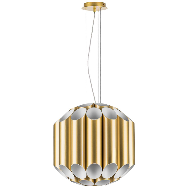 Люстра Garbi Gold Pipe Organ Chandelier 44 Золотой Белый в Уфе | Loft Concept 