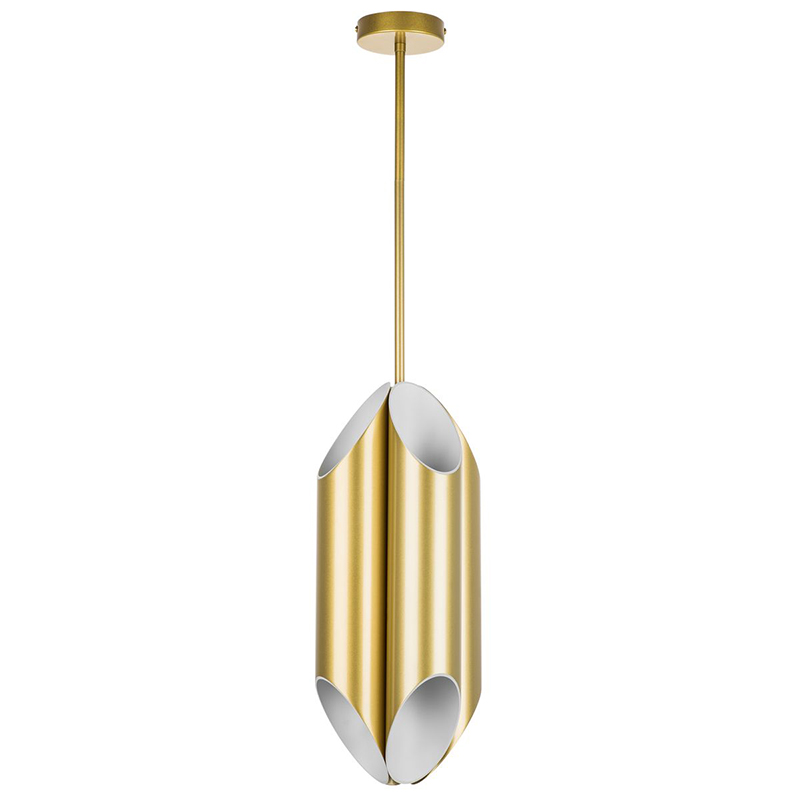 Подвесной светильник Garbi Gold Pipe Organ Hanging Lamp Золотой Белый в Уфе | Loft Concept 