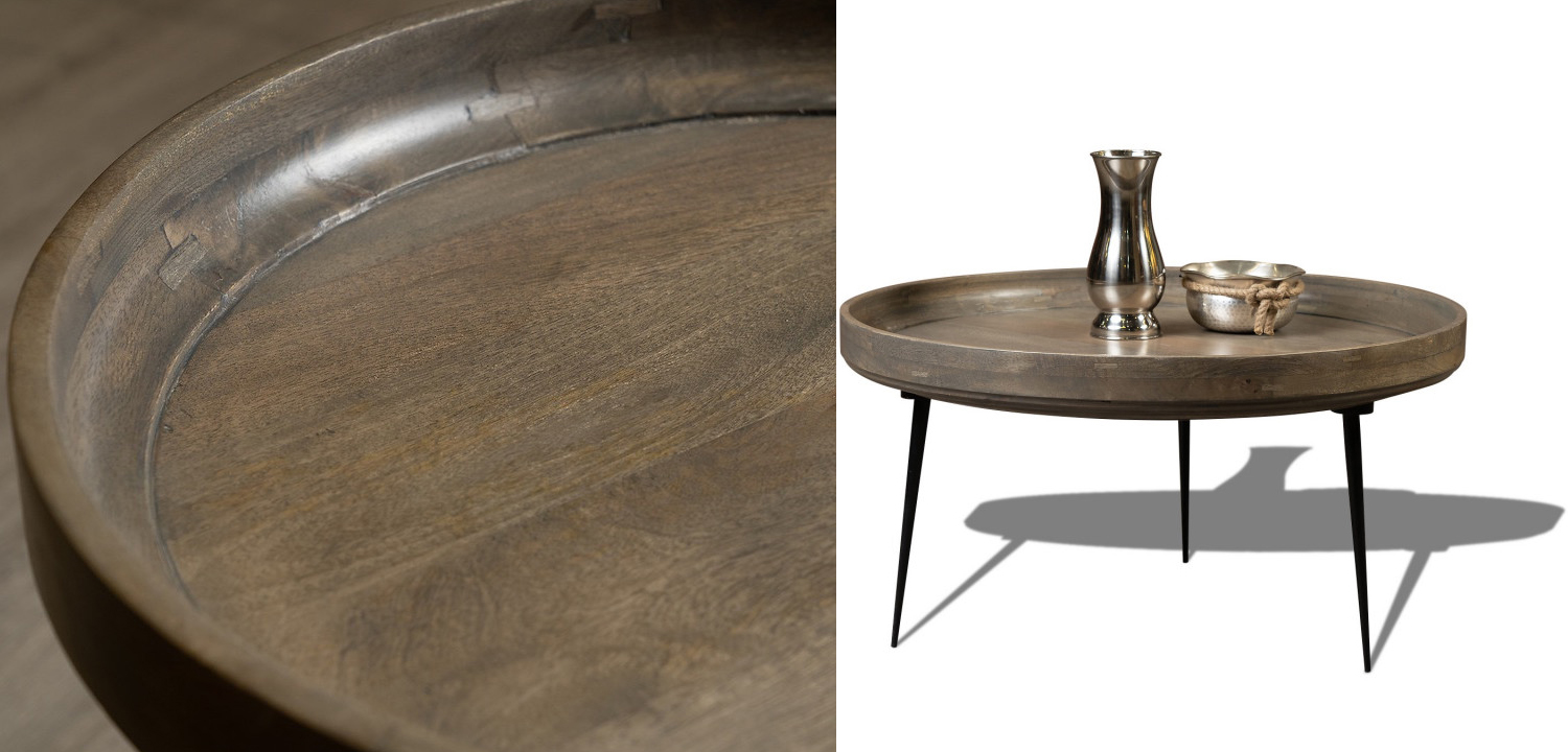 Кофейный стол Davidson Coffee Table platinum 40 - фото