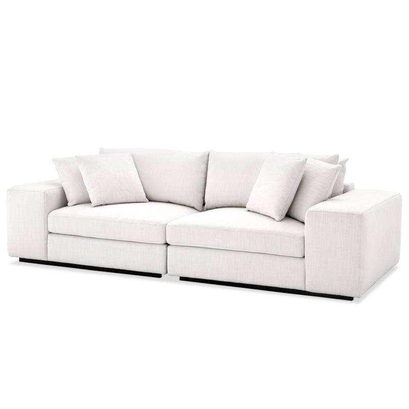 Диван Eichholtz Sofa Vista Grande white Белый Черный в Уфе | Loft Concept 