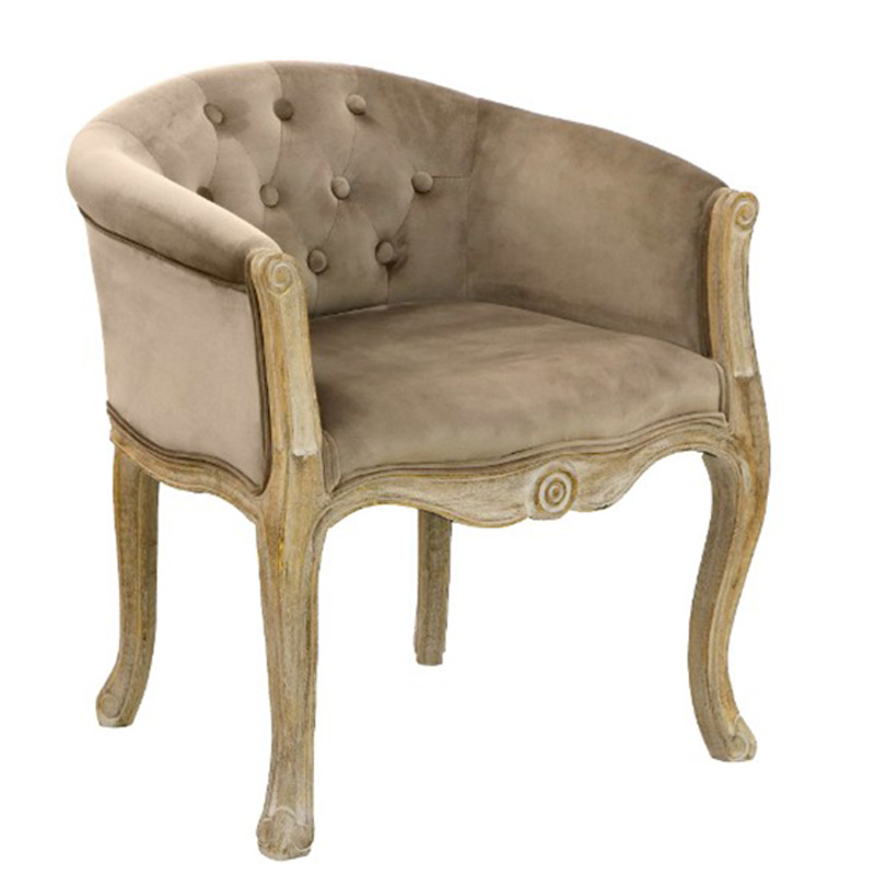 Кресло French Provence Armchair Roderic beige Бежевый в Уфе | Loft Concept 