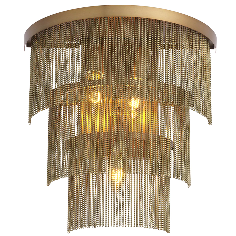 Бра Eichholtz Wall Lamp Tissot Brass Латунь в Уфе | Loft Concept 