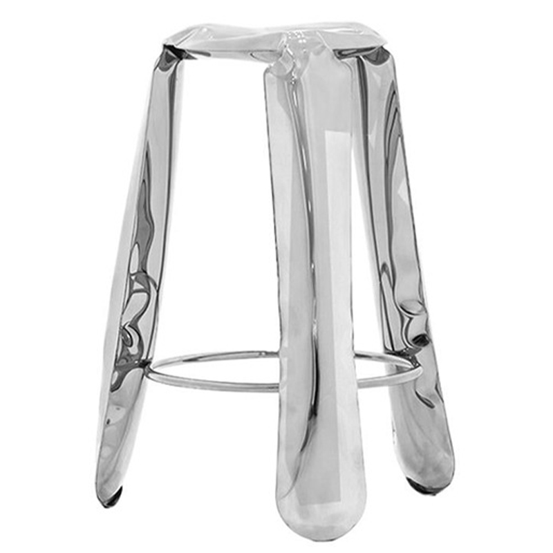 Барный стул Stainless Steel Bar Plopp Stool by Zieta Хром в Уфе | Loft Concept 