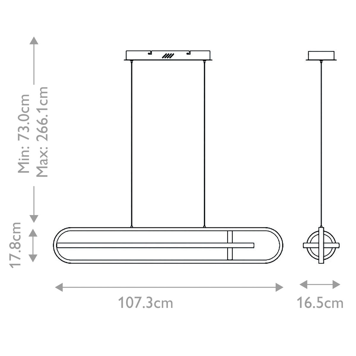 Подвесной светильник с вытянутой овальной формой Eurofase в Уфе