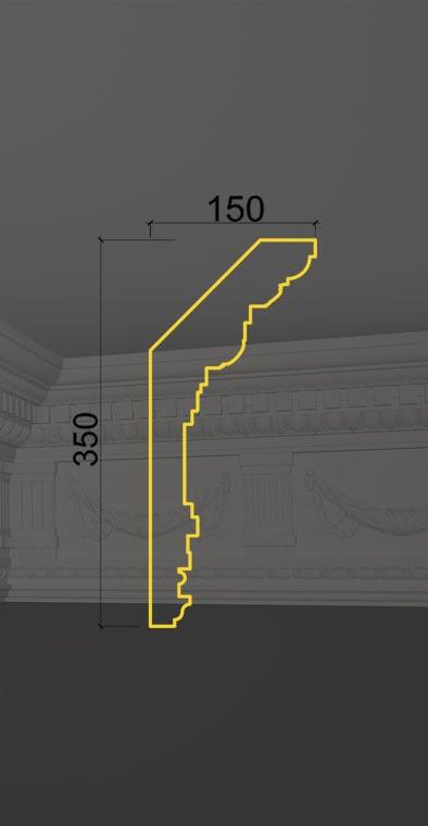 Карниз с орнаментом KO-27 в Уфе
